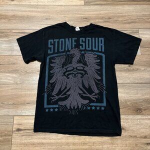 Stone Sour Logo Graphic T Shirt Adult SZ MEDIUM Black Hard Rock Music